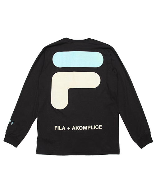 akomplice x fila flocking long sleeve tshirt