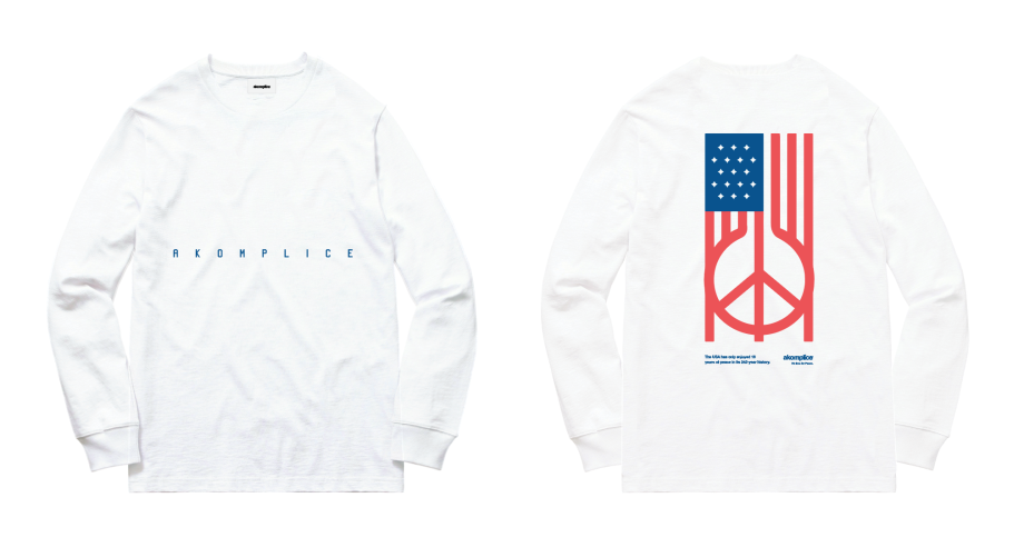 US Peace LS Tee