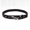 All Black Canvas Pelican Belt