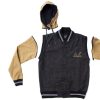 Cord Hooded Varsity