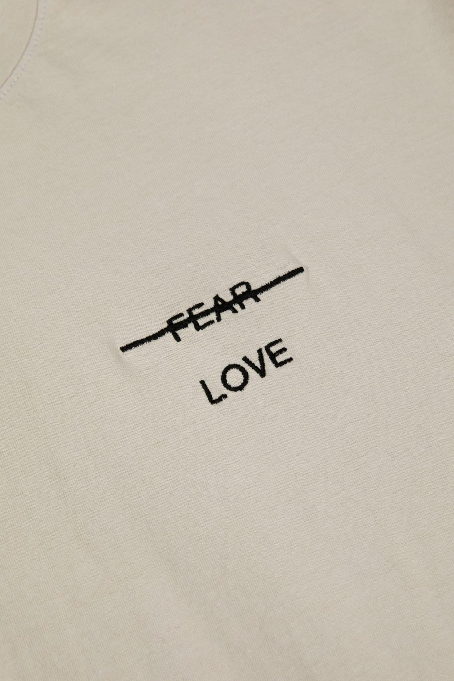 Love over fear Emb. SS