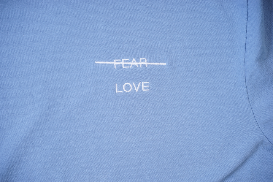 Love over fear Emb. SS