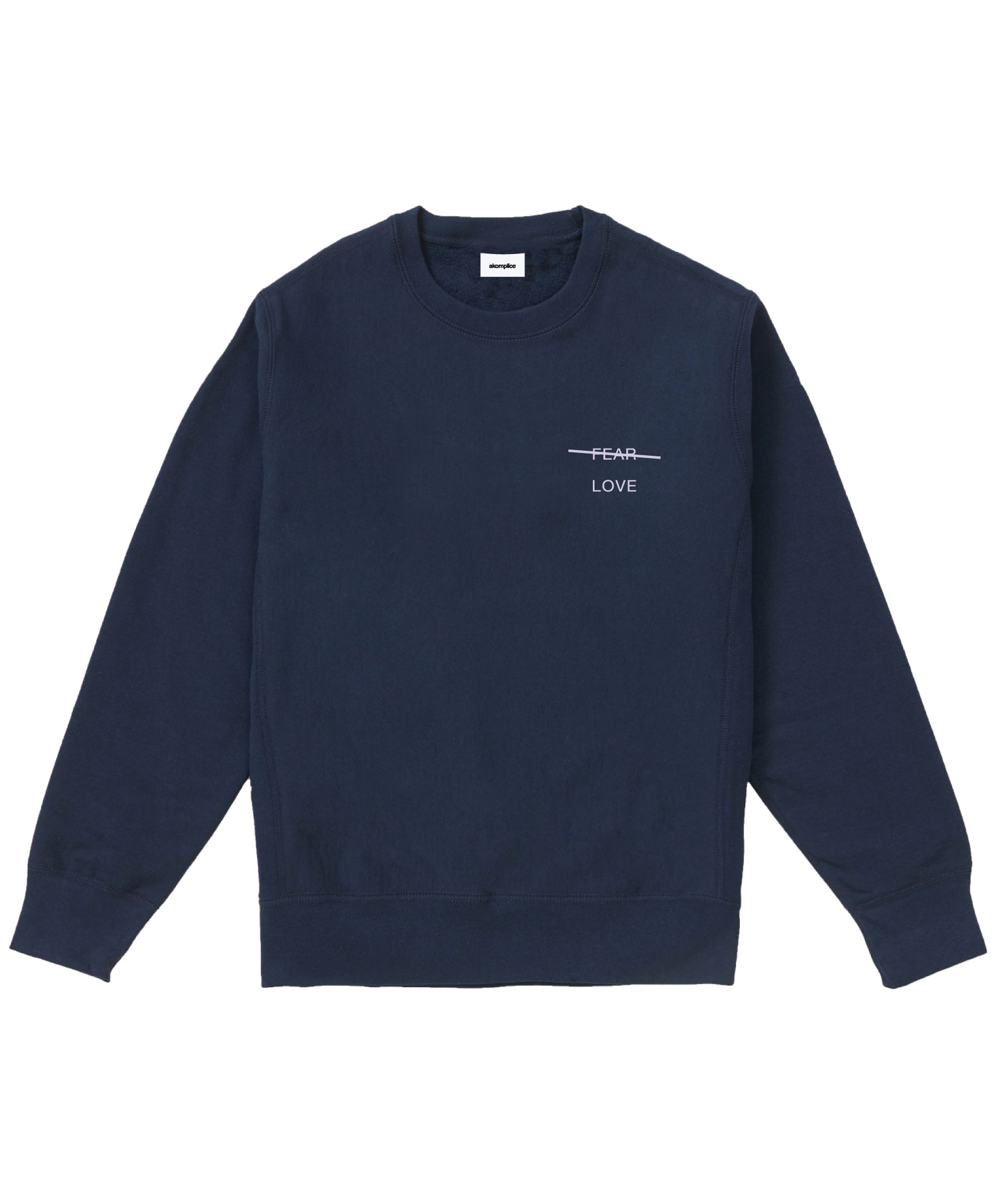 Love Over Fear EMB. Crewneck
