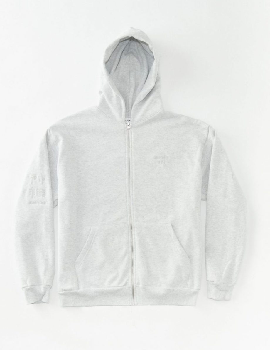 Love Over Fear Emb. Zip - Up Hoodie