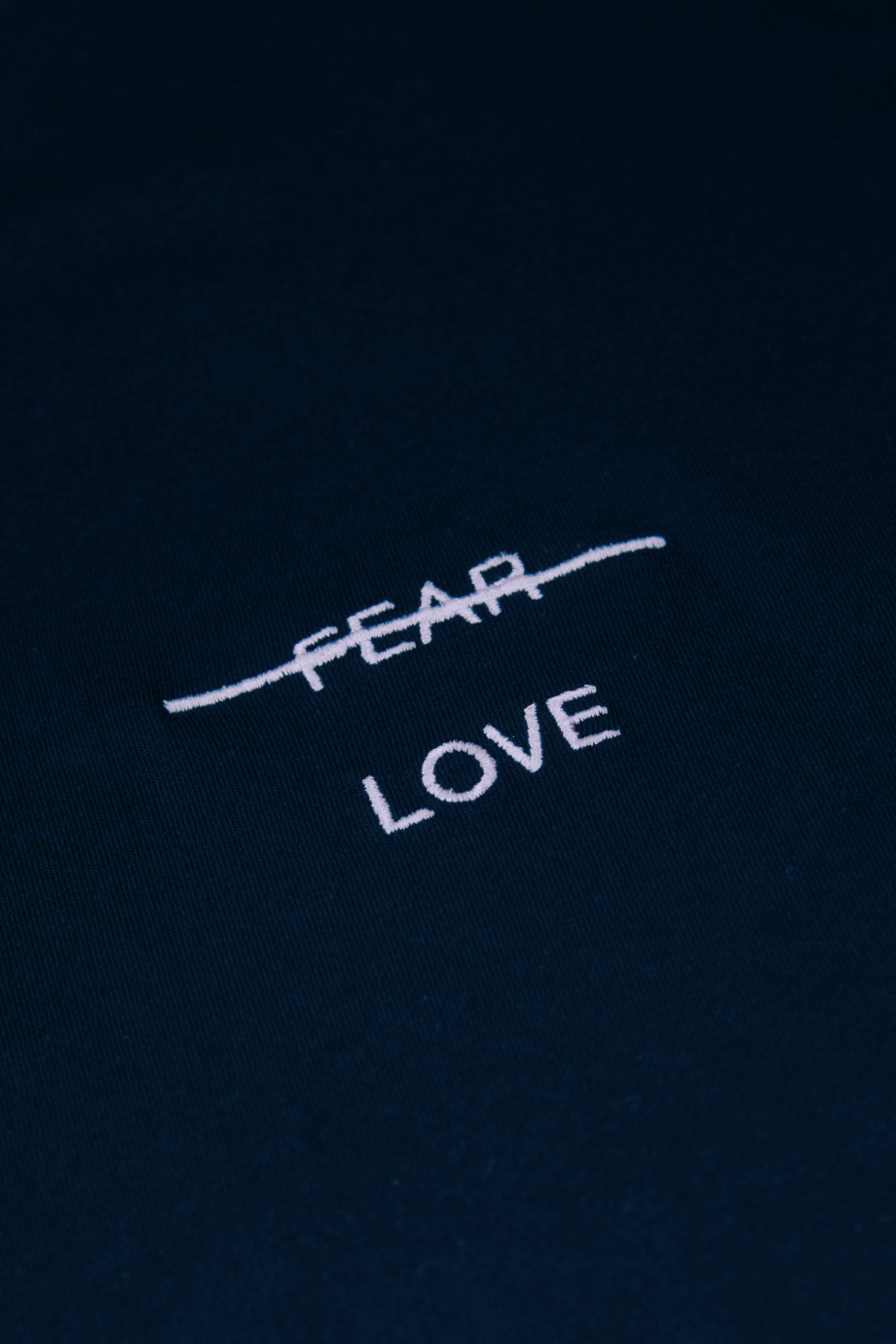 Love Over Fear EMB. Crewneck