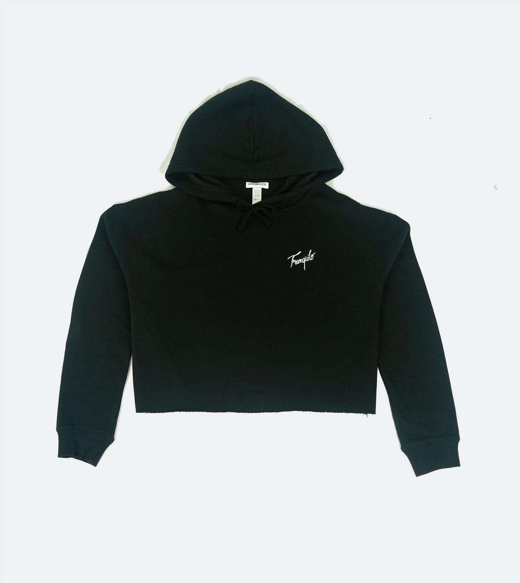 Tranquilo WM’s Embroidered Crop Hoodie