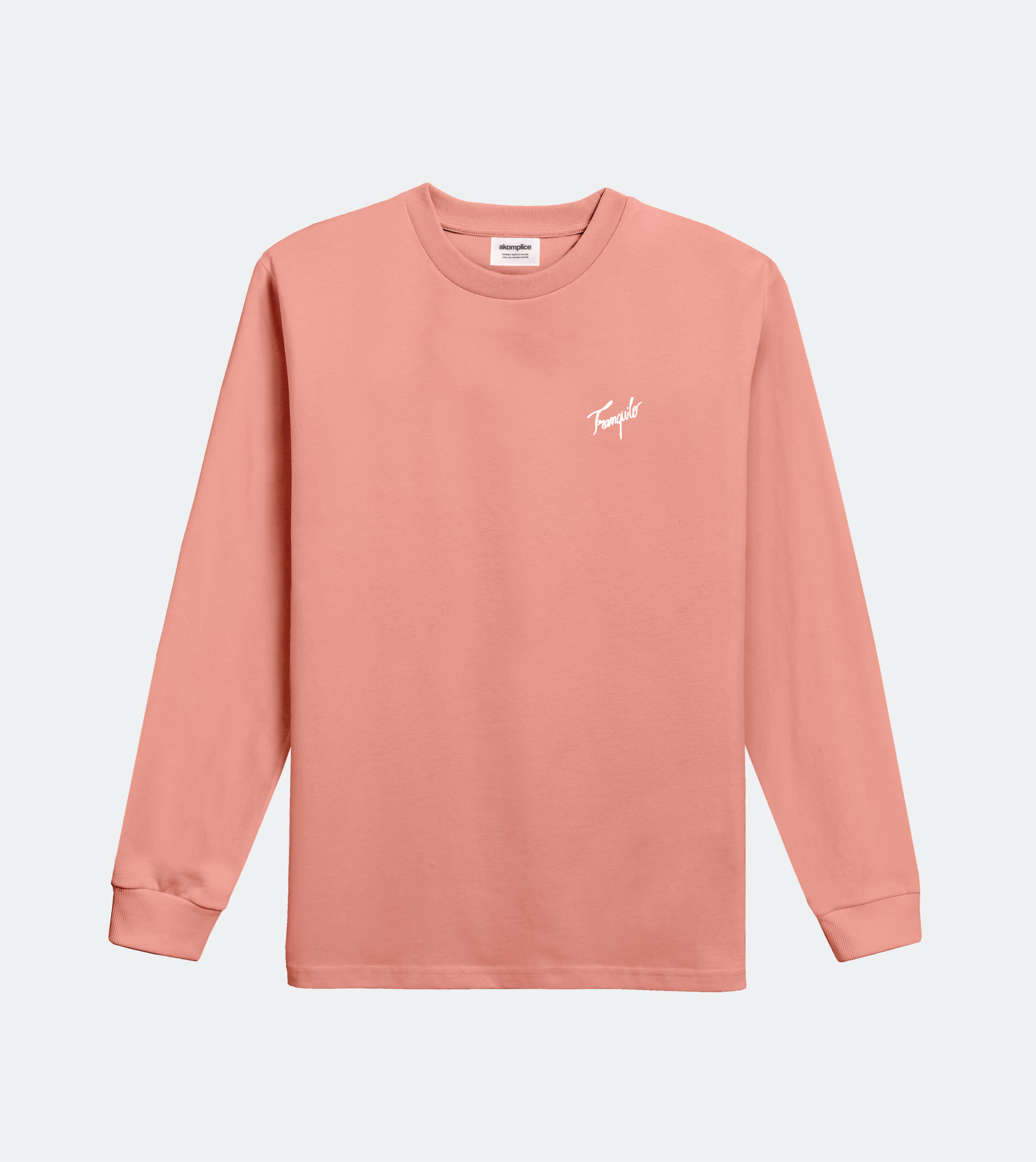 Tranquilo Embroidered LS Mock Neck
