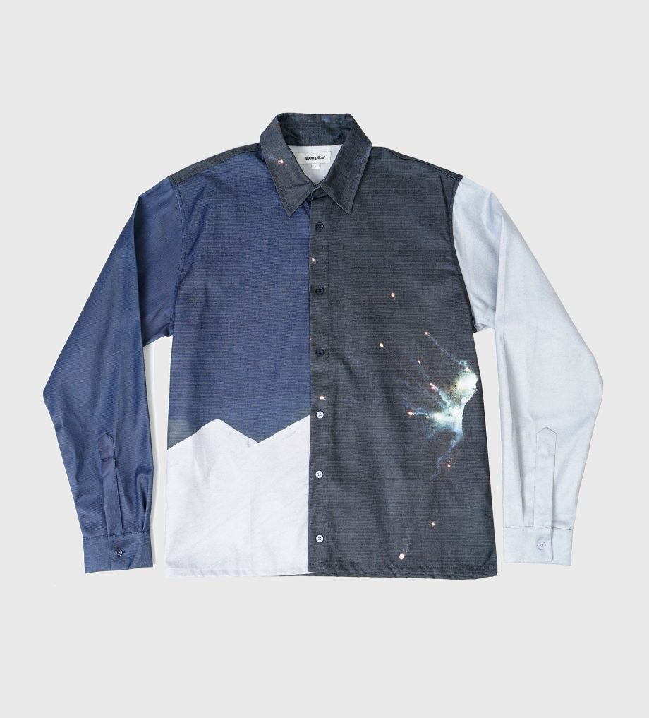 AK X SYNCHRODOGS - DESERT SPACE HEAVYWEIGHT BUTTON UP