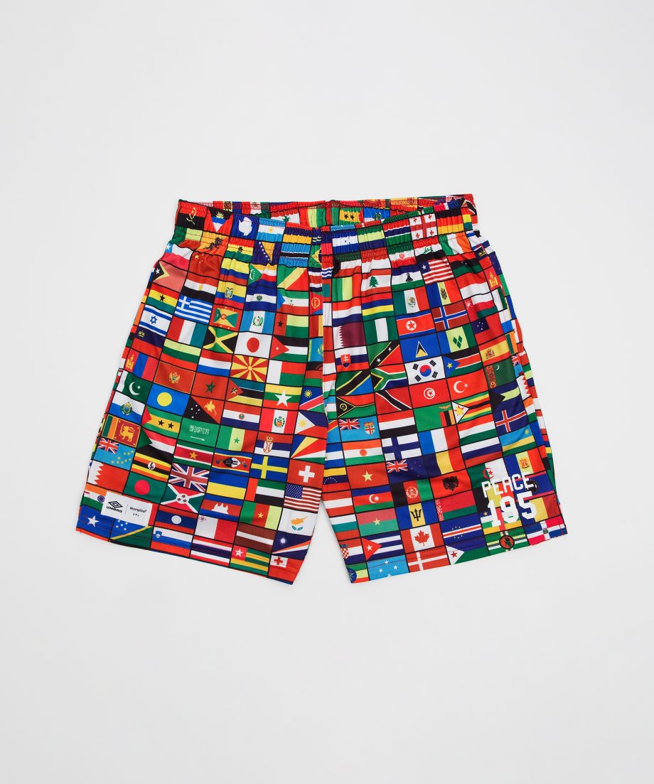 AK + UMBRO - WORLD PEACE NYLON SHORTS