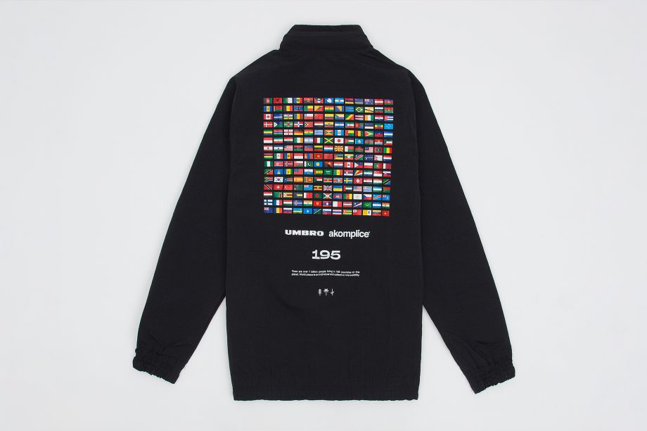 AK + UMBRO - WORLD PEACE NYLON 1/4 ZIP