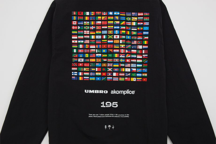 AK + UMBRO - WORLD PEACE NYLON 1/4 ZIP