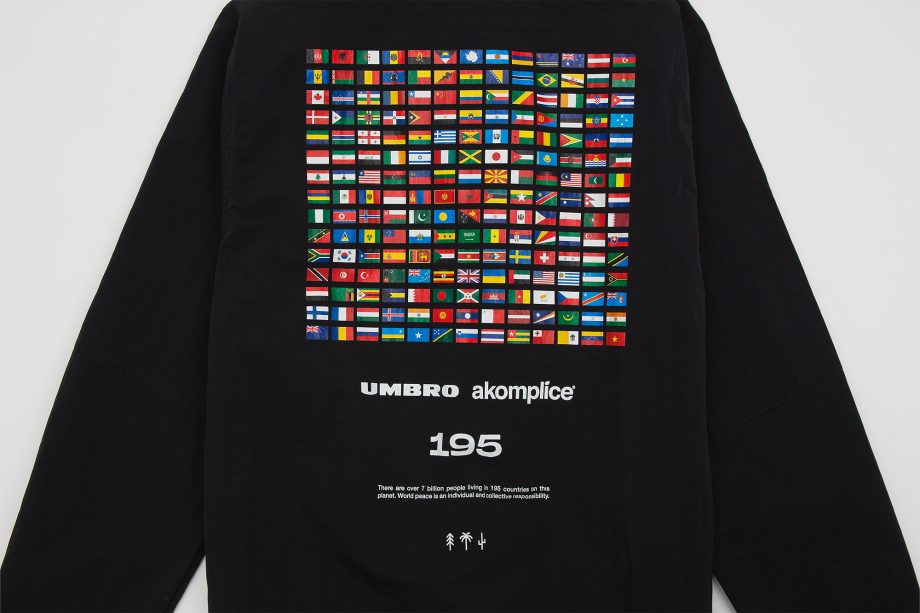 AK + UMBRO – WORLD PEACE NYLON 1/4 ZIP