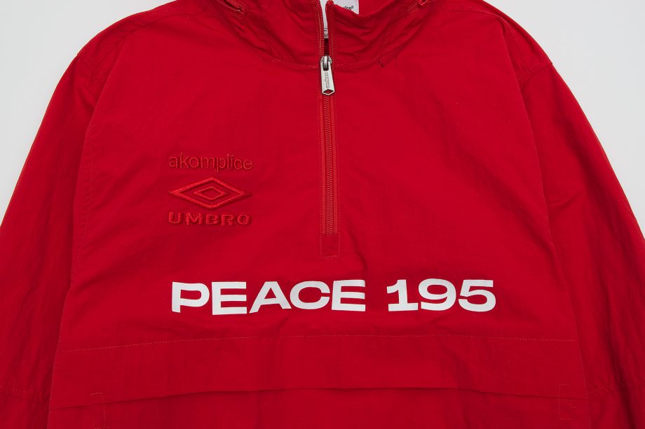 AK + UMBRO - WORLD PEACE NYLON 1/4 ZIP