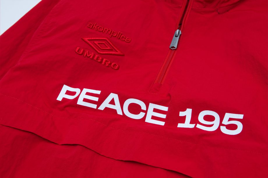 AK + UMBRO - WORLD PEACE NYLON 1/4 ZIP