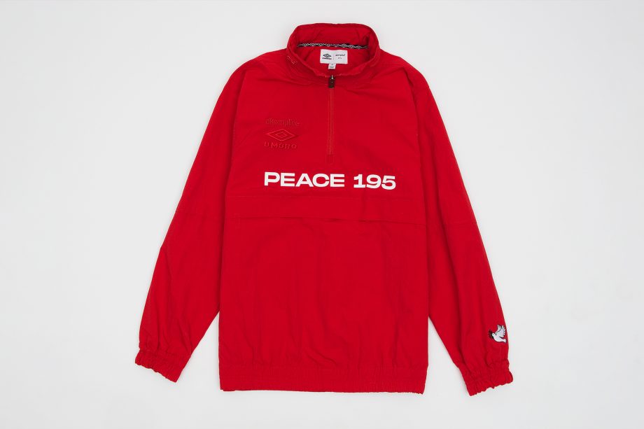 AK + UMBRO - WORLD PEACE NYLON 1/4 ZIP