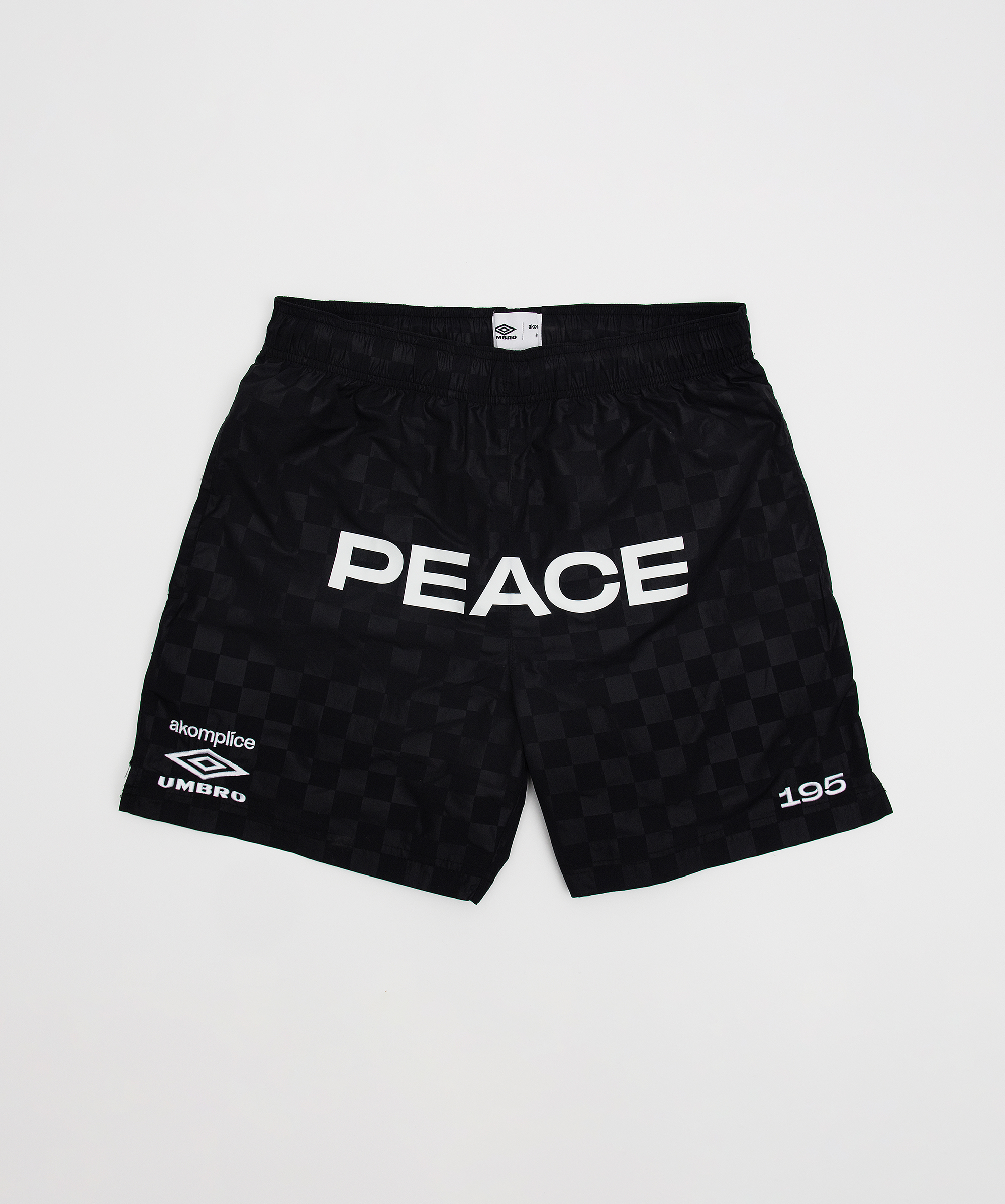 AK + UMBRO – PEACE CHECKBOARD SHORTS