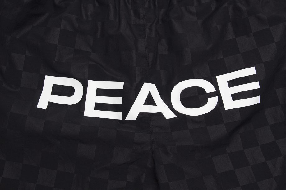AK + UMBRO - PEACE CHECKBOARD SHORTS