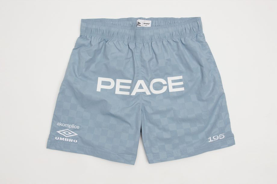 AK + UMBRO - PEACE CHECKBOARD SHORTS