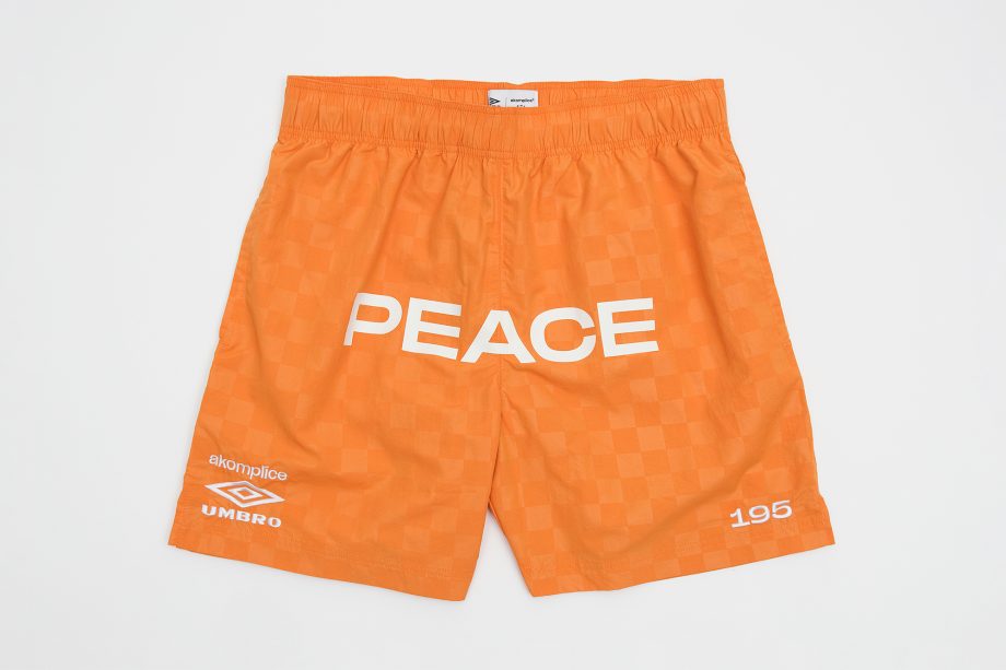 AK + UMBRO - PEACE CHECKBOARD SHORTS