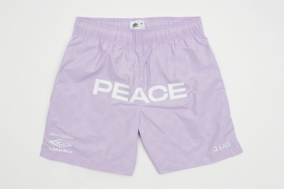 AK + UMBRO - PEACE CHECKBOARD SHORTS