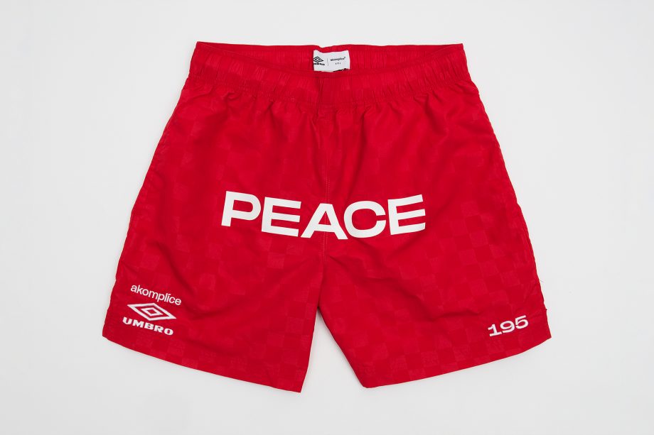 AK + UMBRO - PEACE CHECKBOARD SHORTS