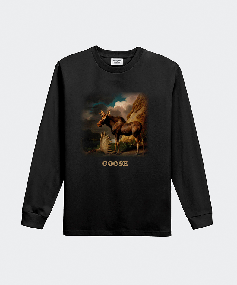 GOOSE + AK – MOOSE LS TEE