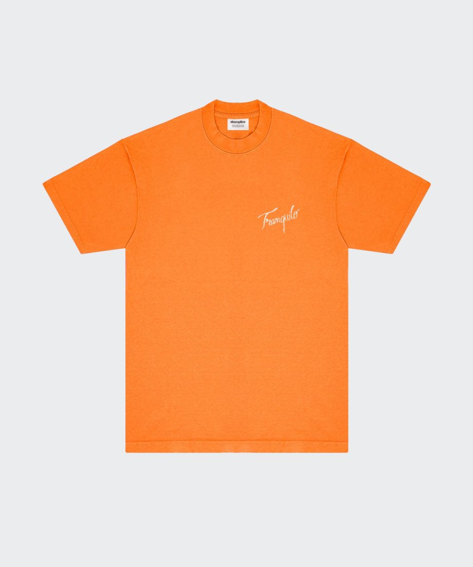 Tranquilo Embroidered SS Tee Neon